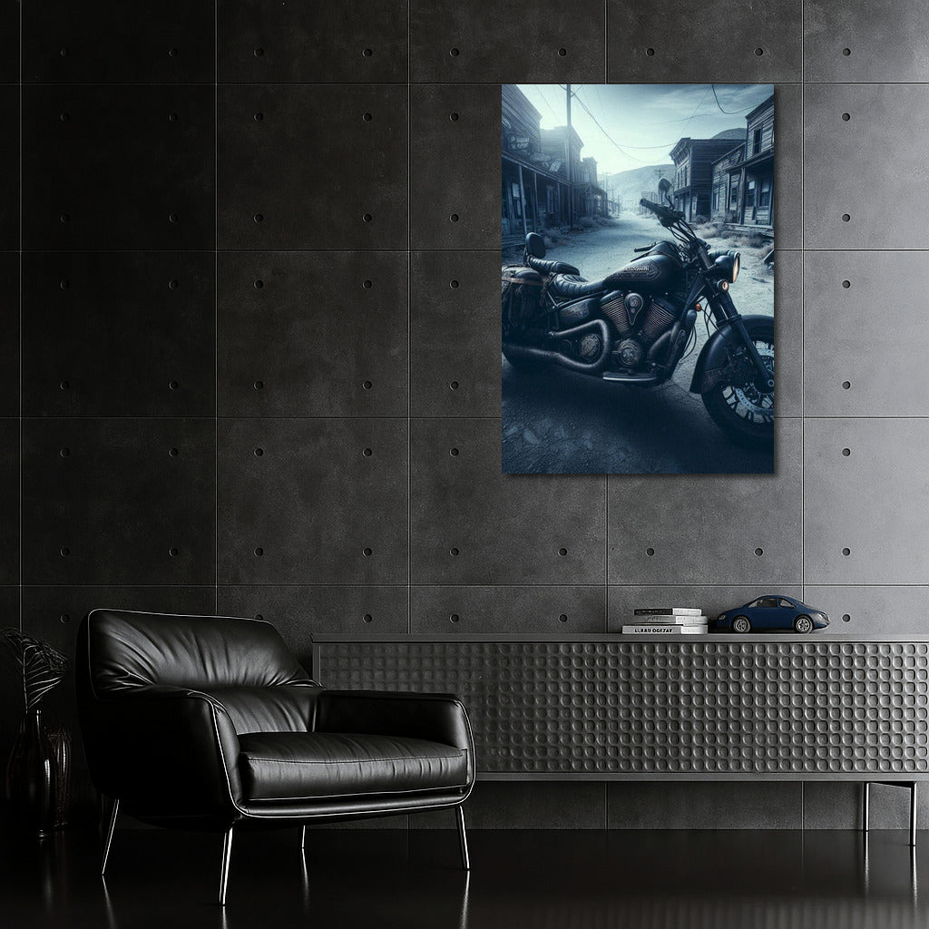 Kawasaki in the Frozen City: A Motorcycle in a World Without Time