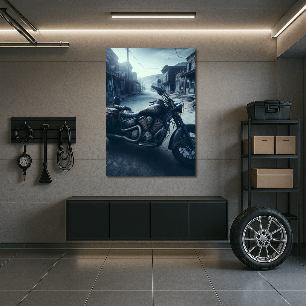 Kawasaki in the Frozen City: A Motorcycle in a World Without Time