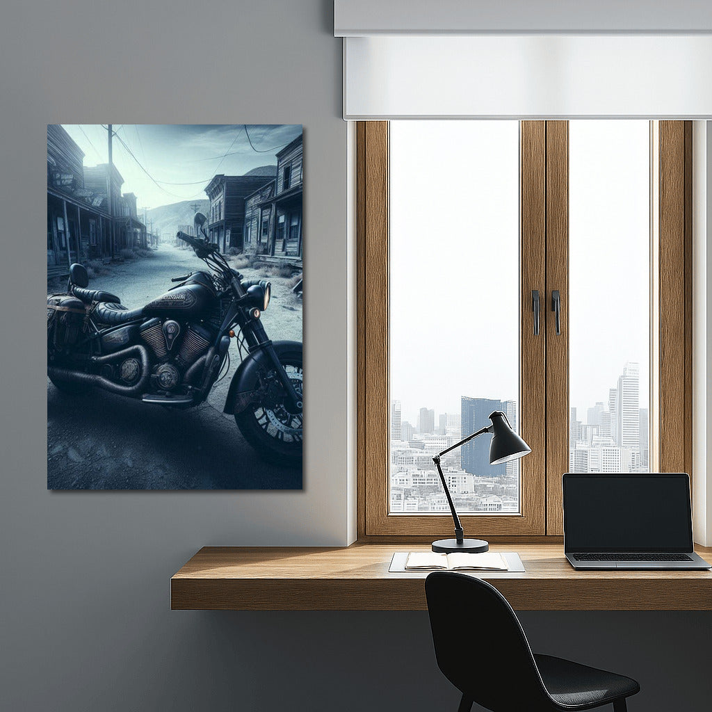 Kawasaki in the Frozen City: A Motorcycle in a World Without Time