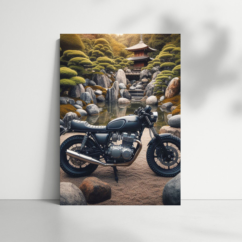 Kawasaki in the Stone Garden: Harmony of Technology and Nature