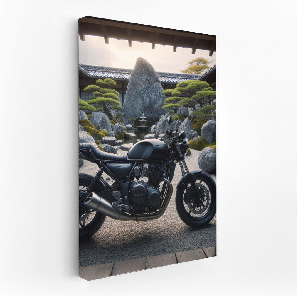 Kawasaki in the Japanese Garden: Harmony of Speed and Tranquility