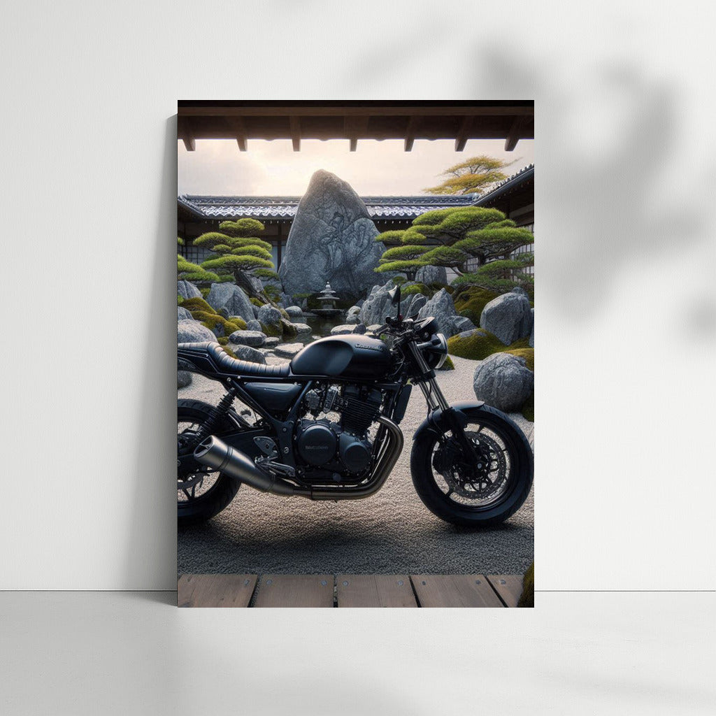 Kawasaki in the Japanese Garden: Harmony of Speed and Tranquility