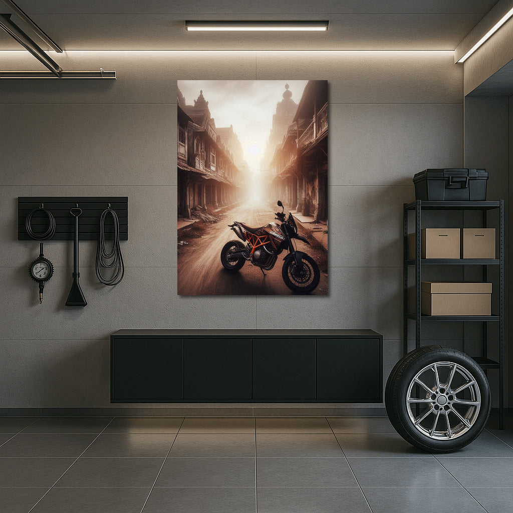 KTM in the City of Ghosts: Conquering the Deserted Streets