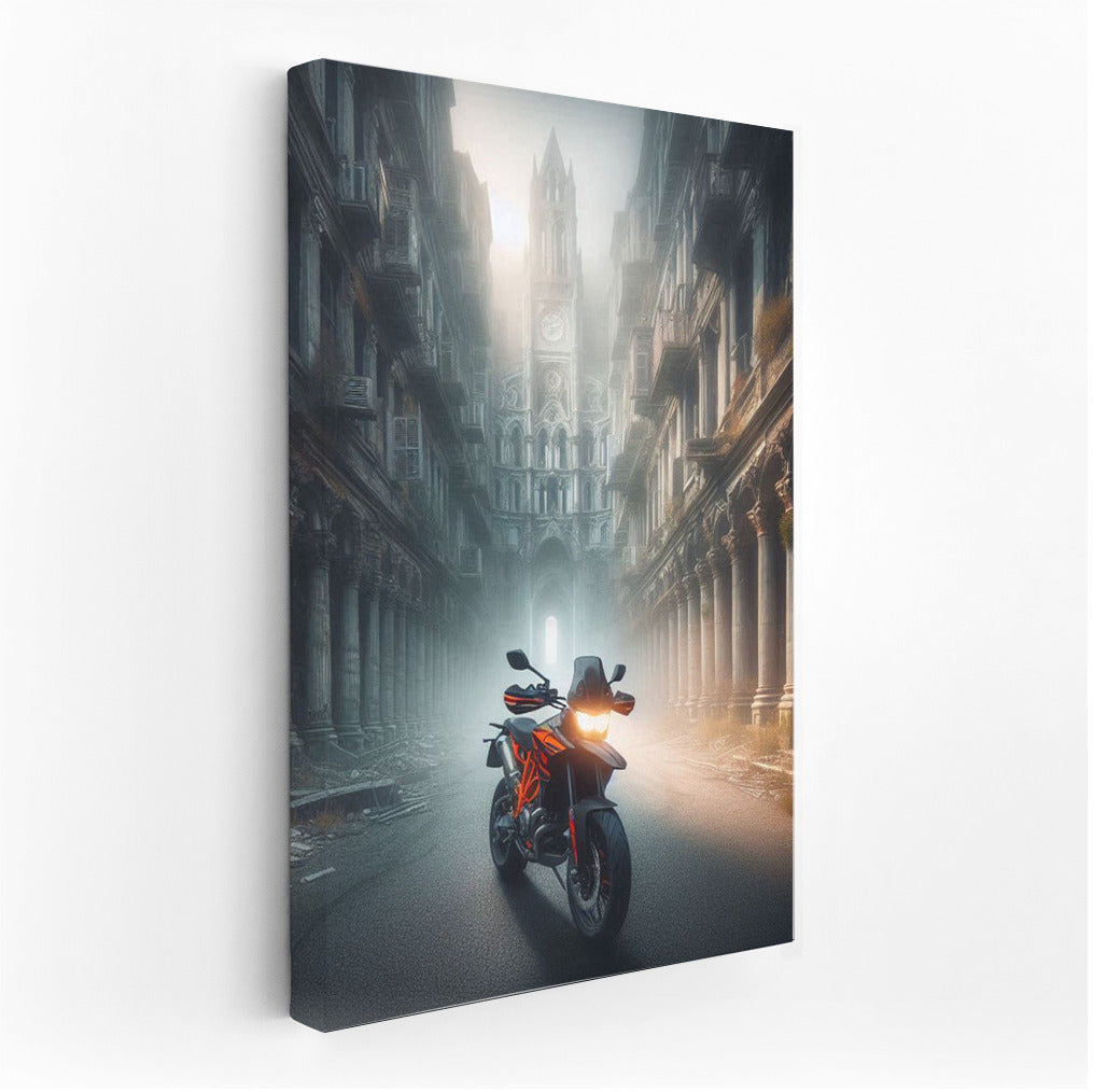 KTM Speed in Ghost Town: Motorcycle Adventure