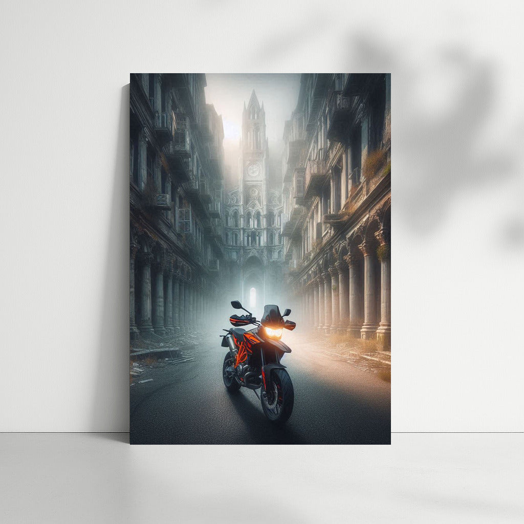 KTM Speed in Ghost Town: Motorcycle Adventure