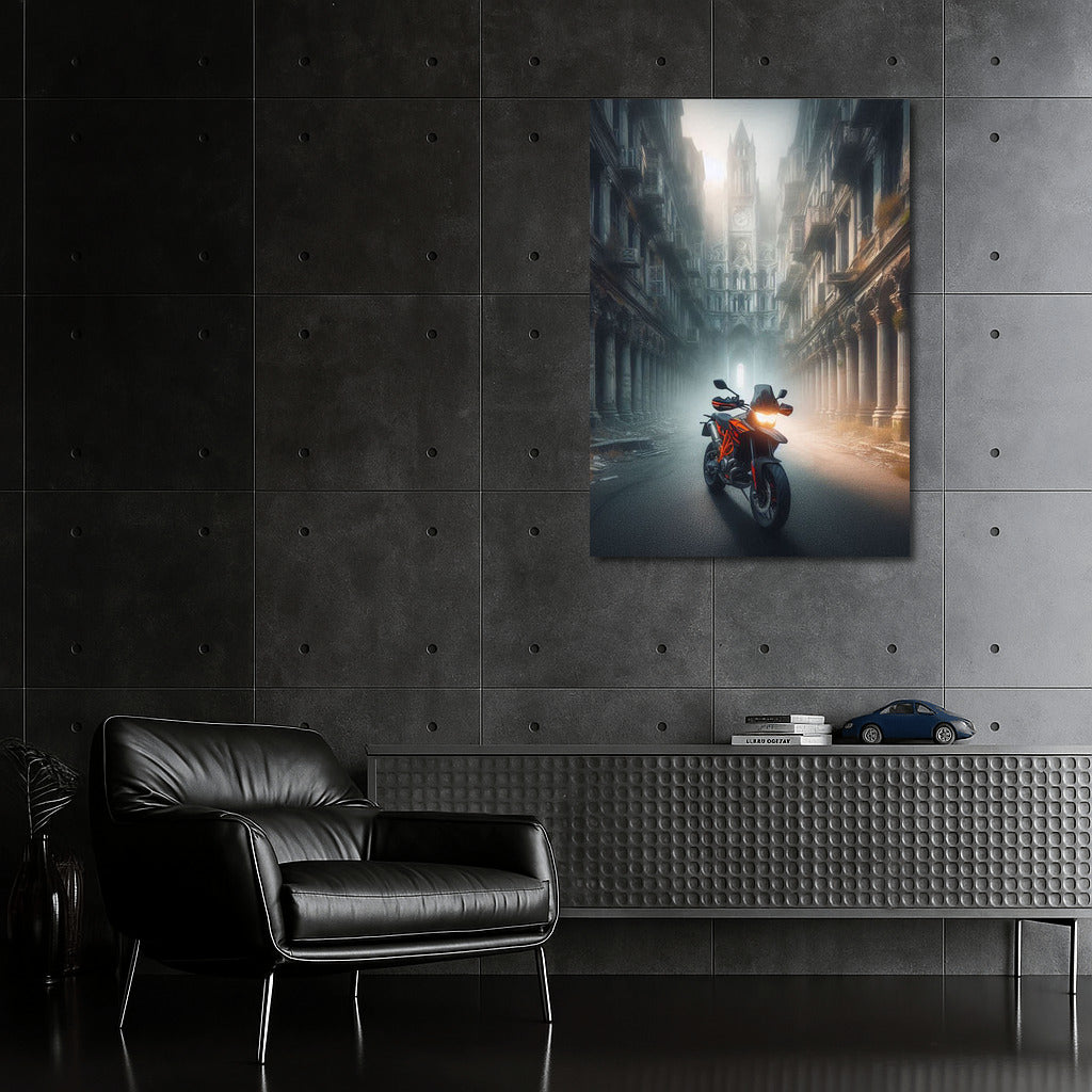 KTM Speed in Ghost Town: Motorcycle Adventure