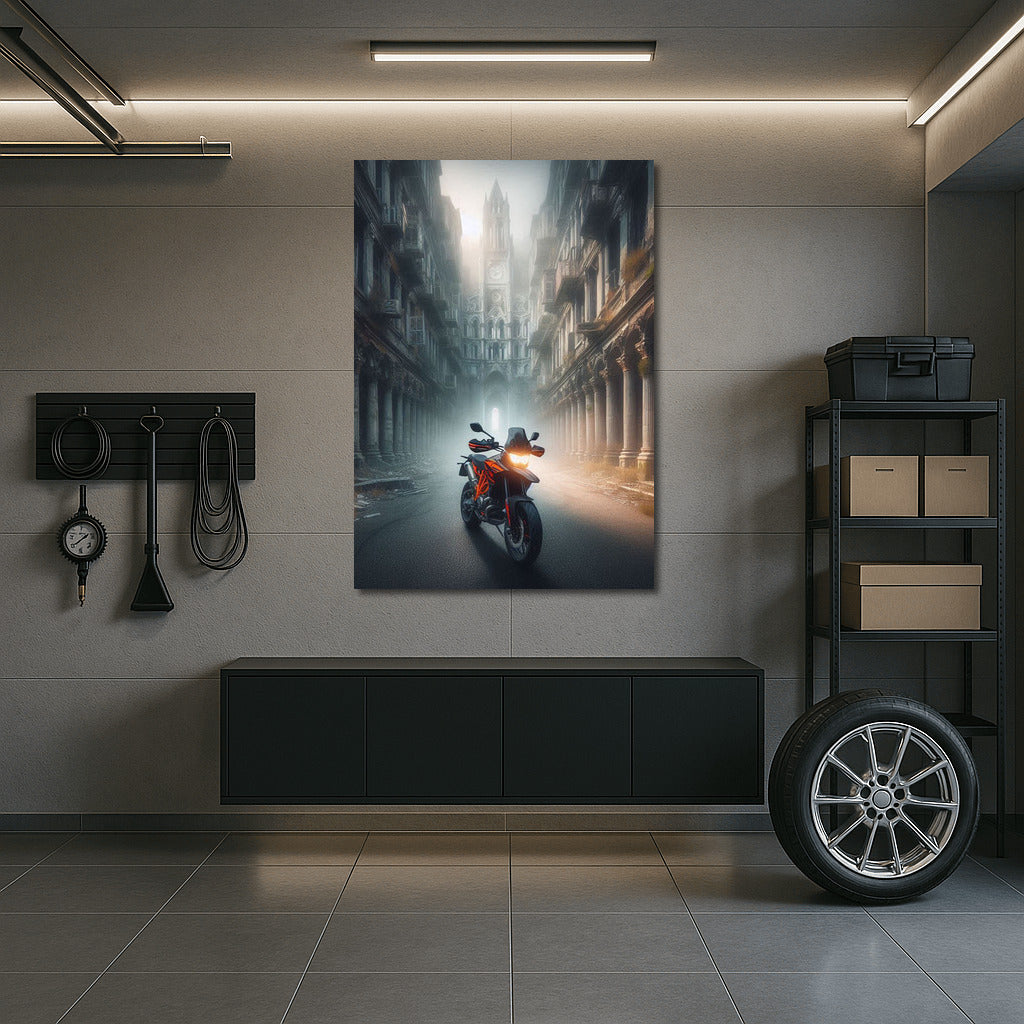 KTM Speed in Ghost Town: Motorcycle Adventure