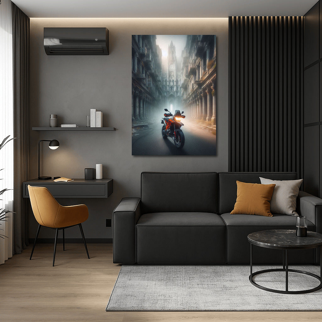 KTM Speed in Ghost Town: Motorcycle Adventure