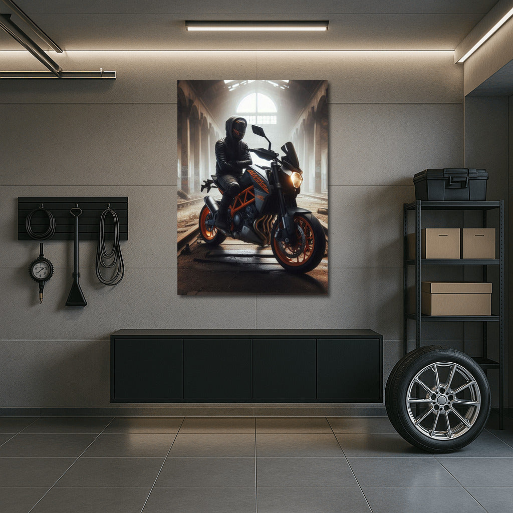 KTM on the Limit: Adventure in the Abandoned Station