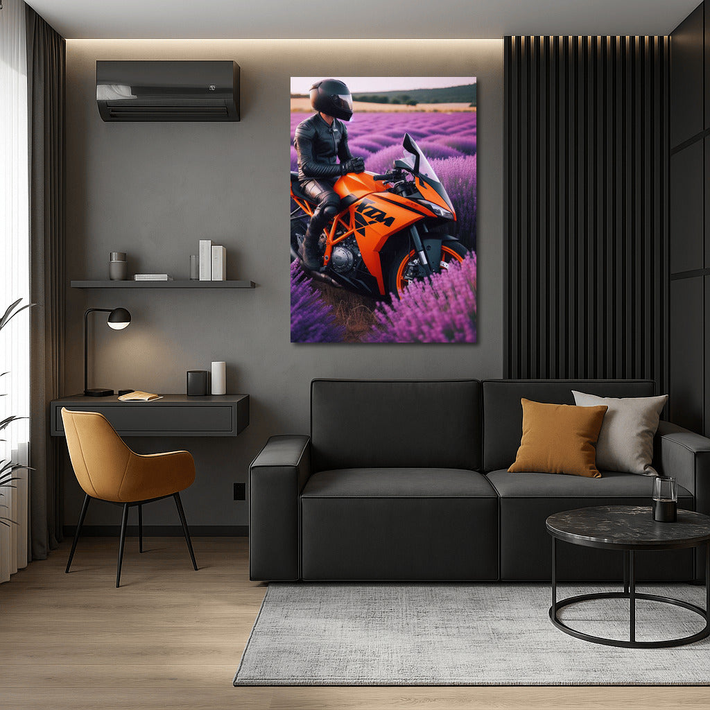 KTM in Lavender Fields: Dynamics and Tranquility in the Interior