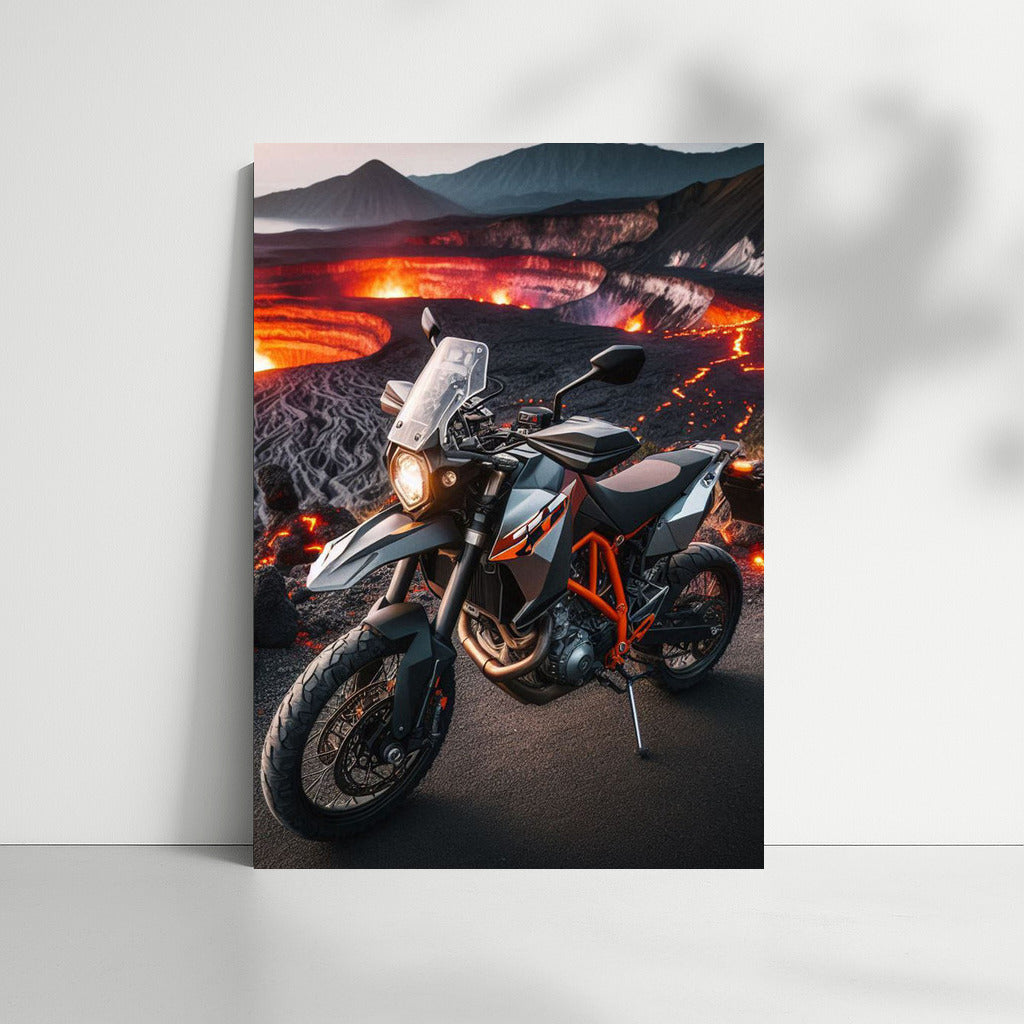 Volcanic Adrenaline: KTM at the End of the Earth