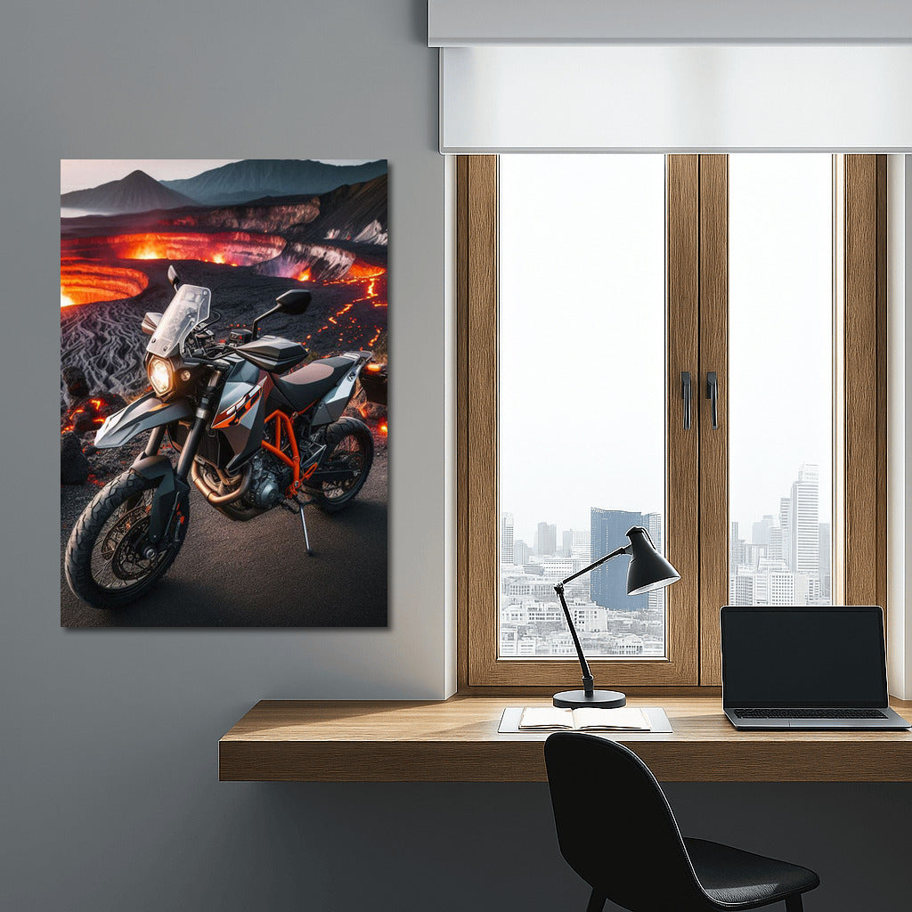 Volcanic Adrenaline: KTM at the End of the Earth