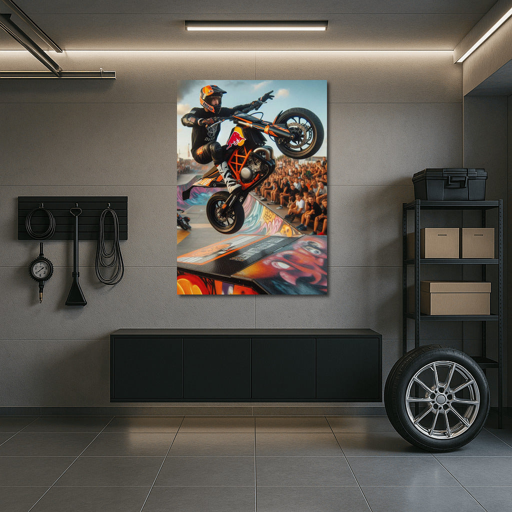 Extreme Ride: KTM Pushes Limits at Skate Park