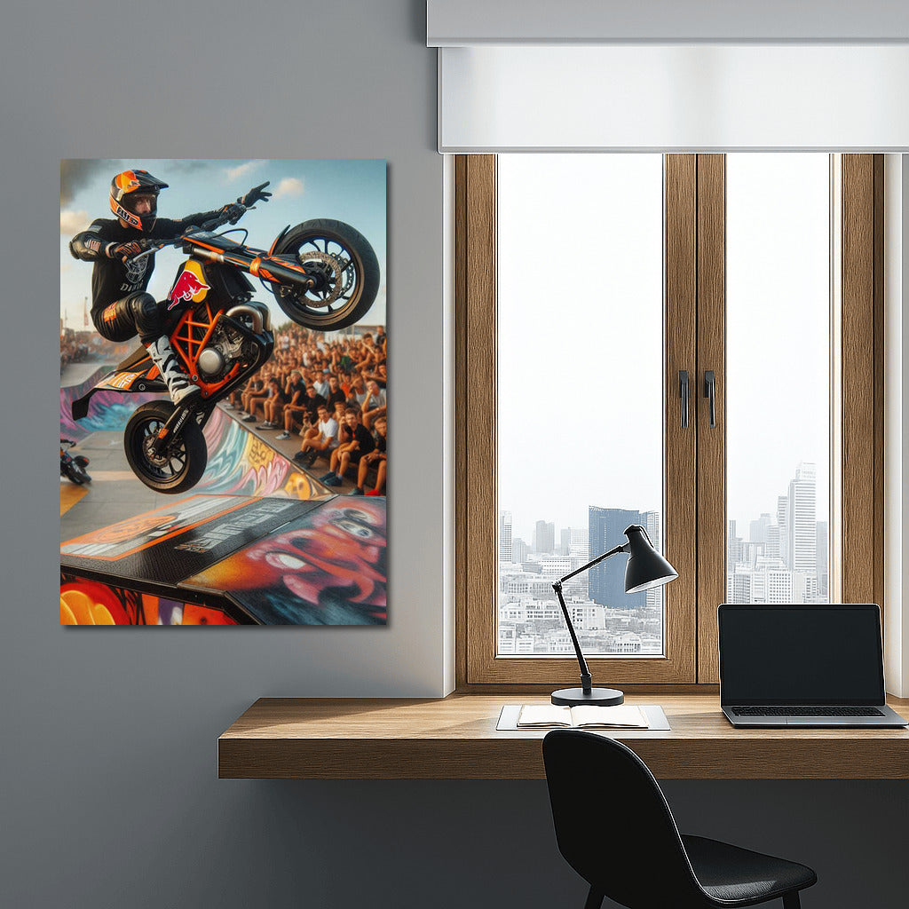 Extreme Ride: KTM Pushes Limits at Skate Park