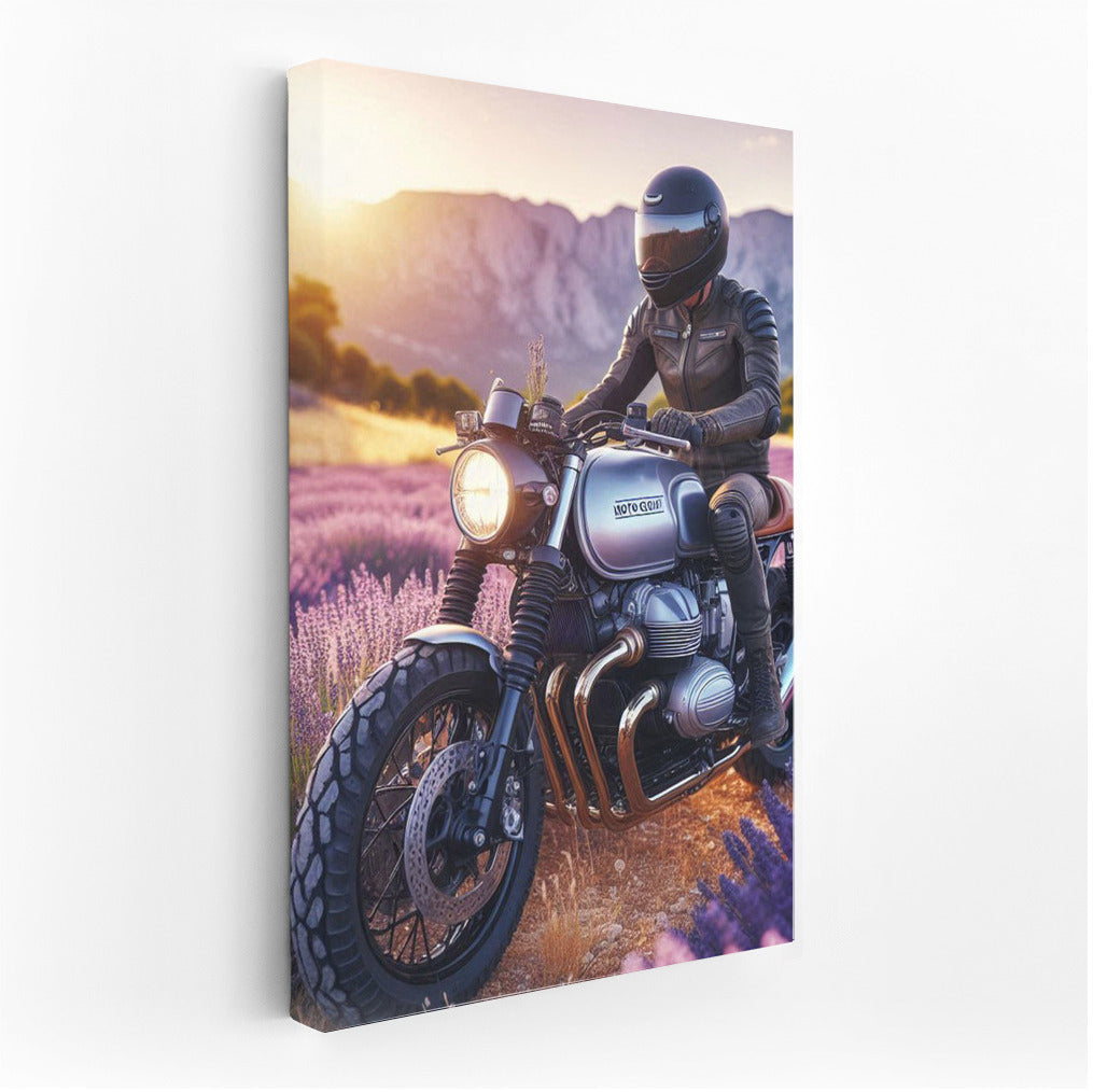 Freedom on Moto Guzzi: Lavender Fields