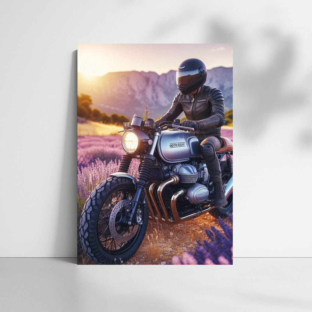Freedom on Moto Guzzi: Lavender Fields