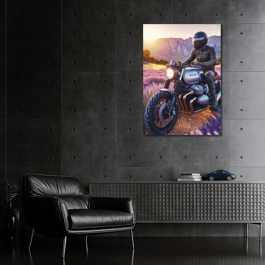 Freedom on Moto Guzzi: Lavender Fields