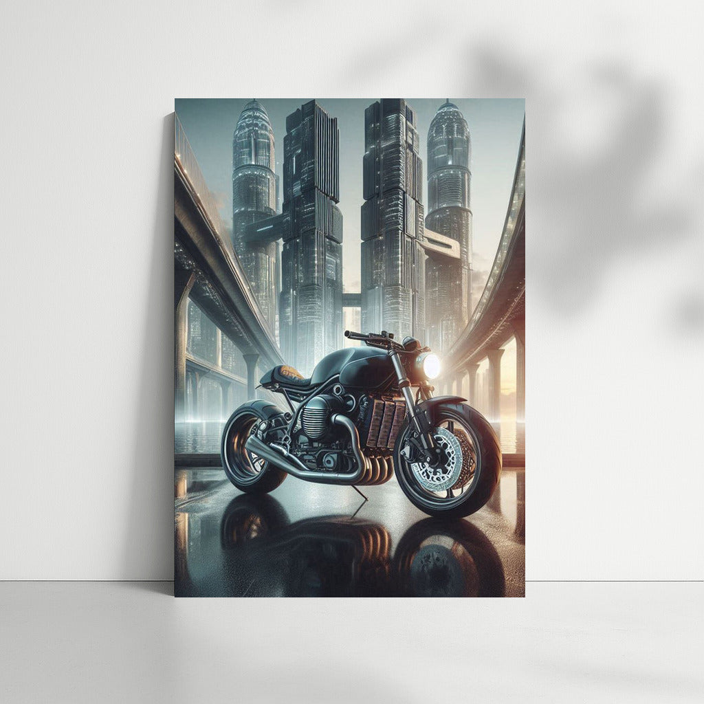 Future Speed: Moto Guzzi in the Futuristic City