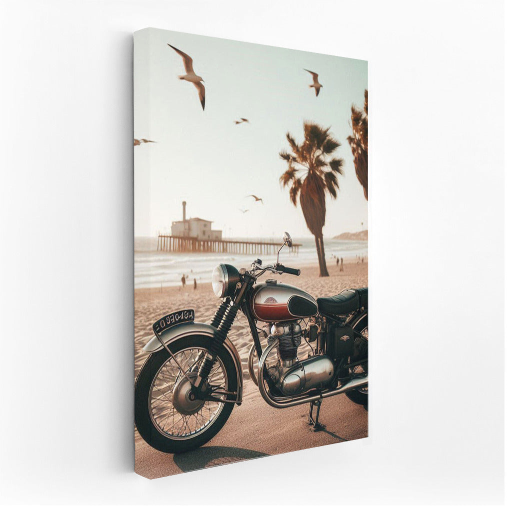 Freedom on Wheels: Moto Guzzi on the Shore