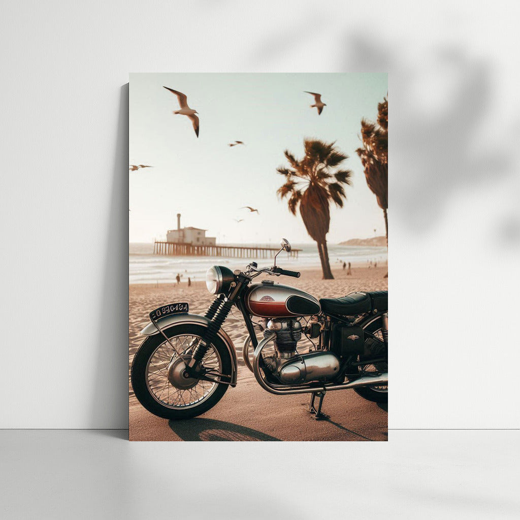 Freedom on Wheels: Moto Guzzi on the Shore