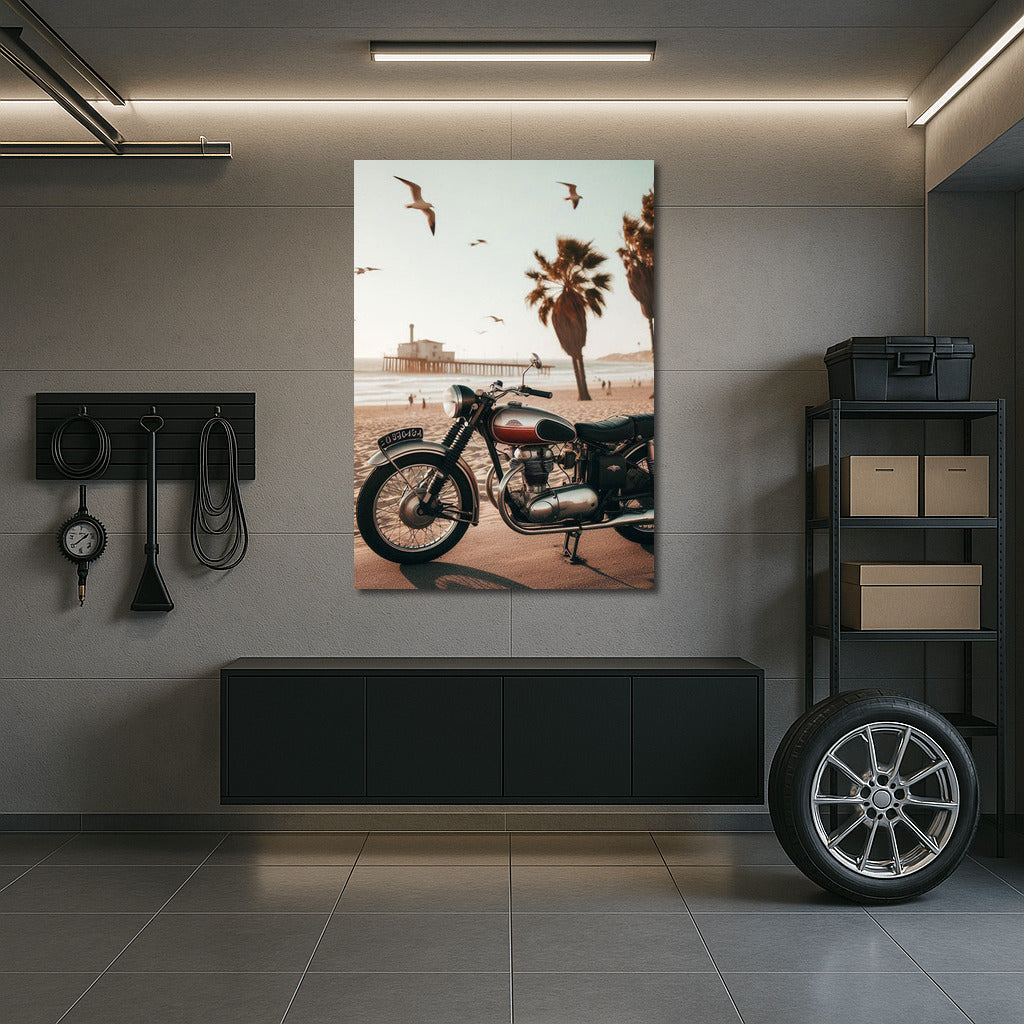 Freedom on Wheels: Moto Guzzi on the Shore