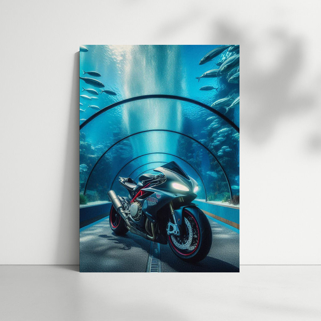 Speed Breakthrough: MV Agusta in Underwater Tunnel