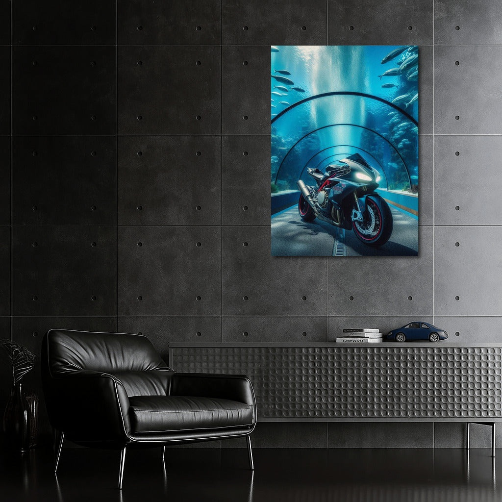 Speed Breakthrough: MV Agusta in Underwater Tunnel