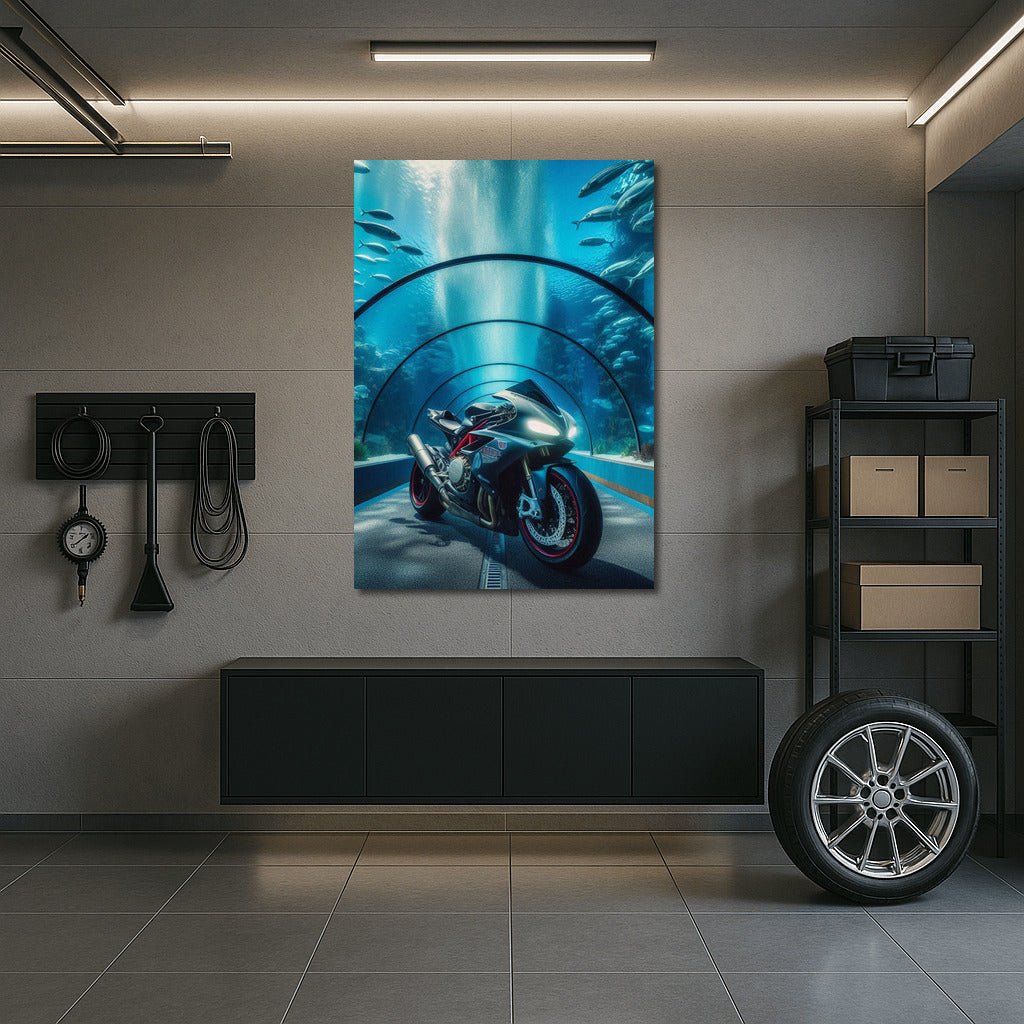 Speed Breakthrough: MV Agusta in Underwater Tunnel