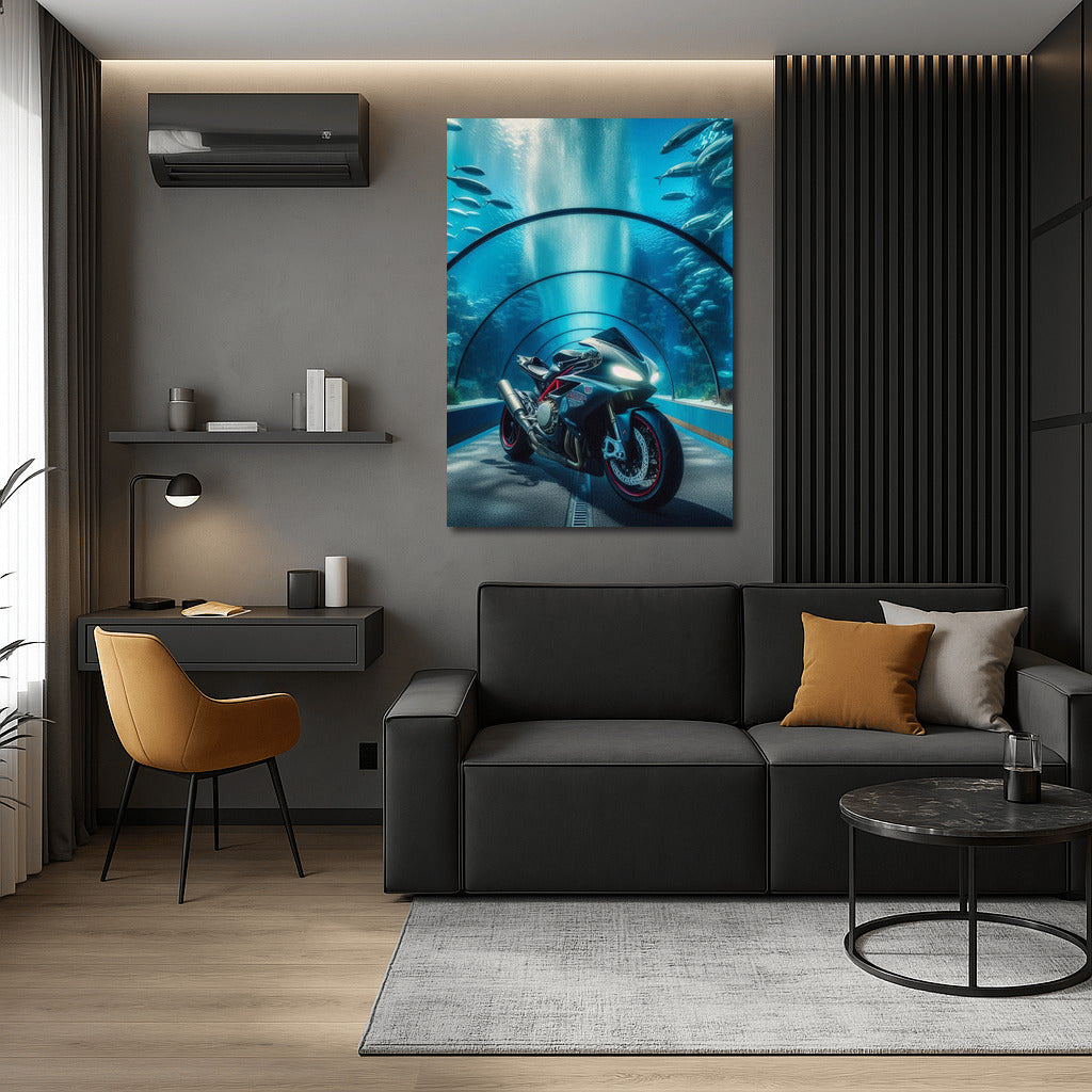 Speed Breakthrough: MV Agusta in Underwater Tunnel