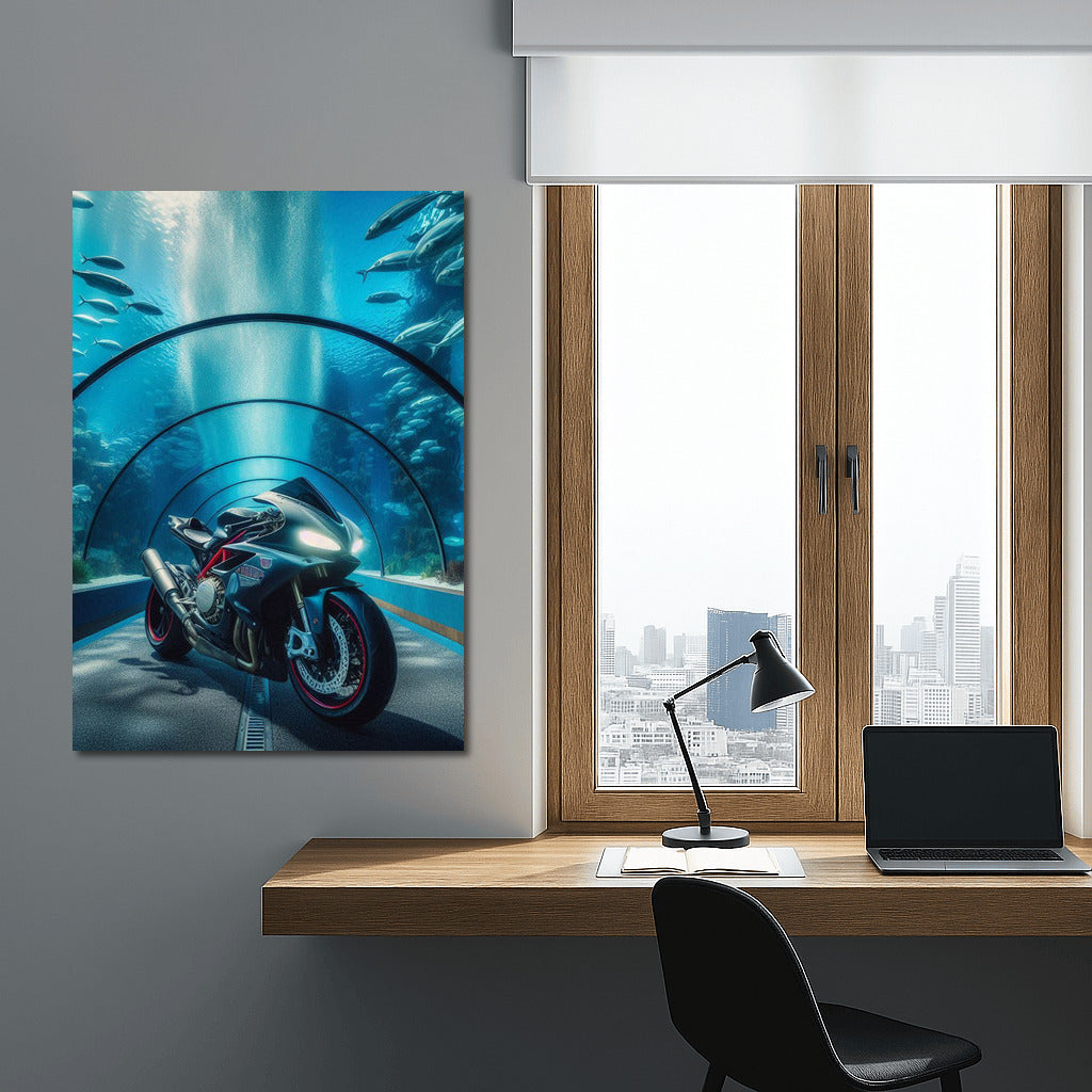 Speed Breakthrough: MV Agusta in Underwater Tunnel