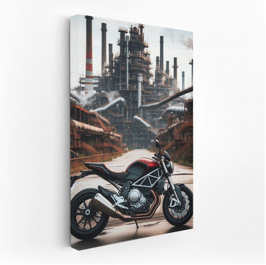 MV Agusta: Speed and Style in an Industrial Landscape