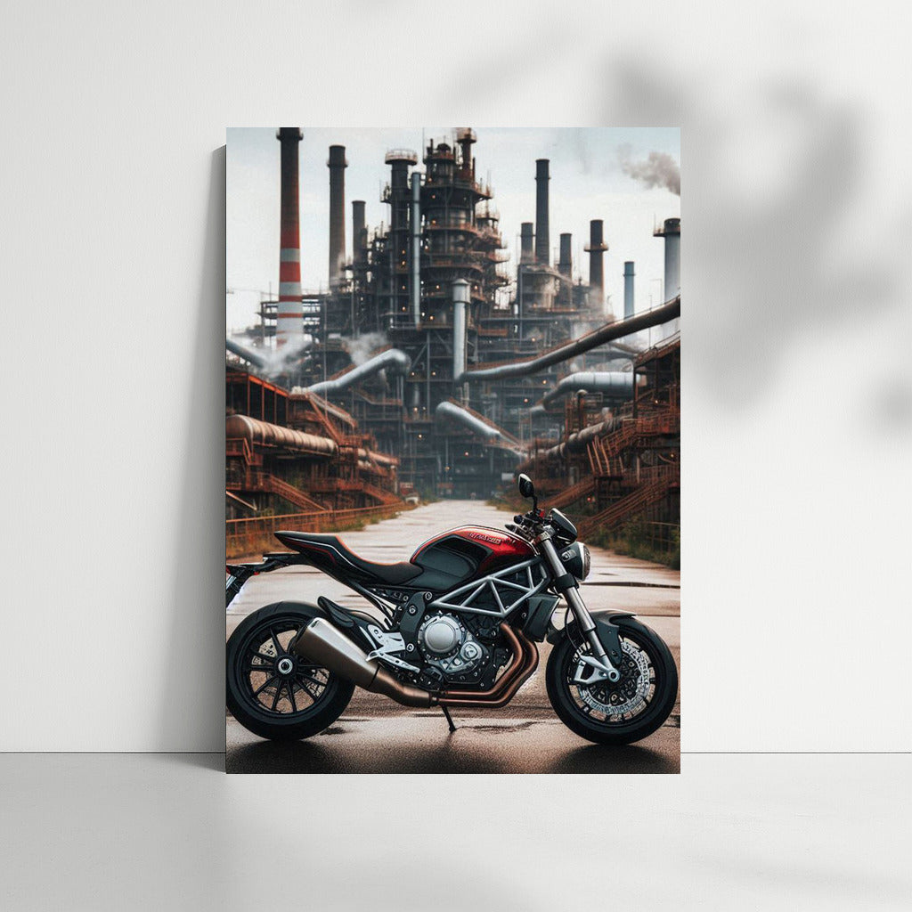 MV Agusta: Speed and Style in an Industrial Landscape