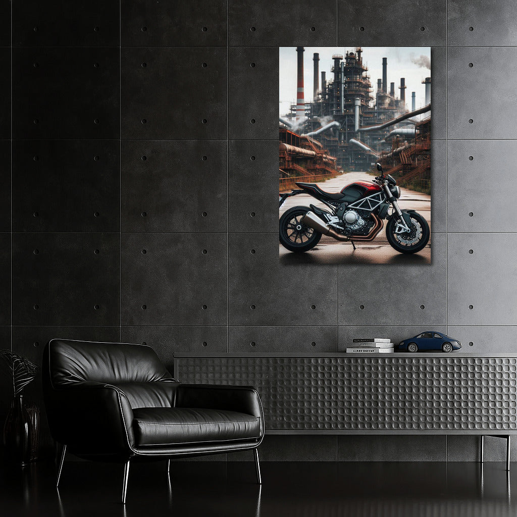 MV Agusta: Speed and Style in an Industrial Landscape