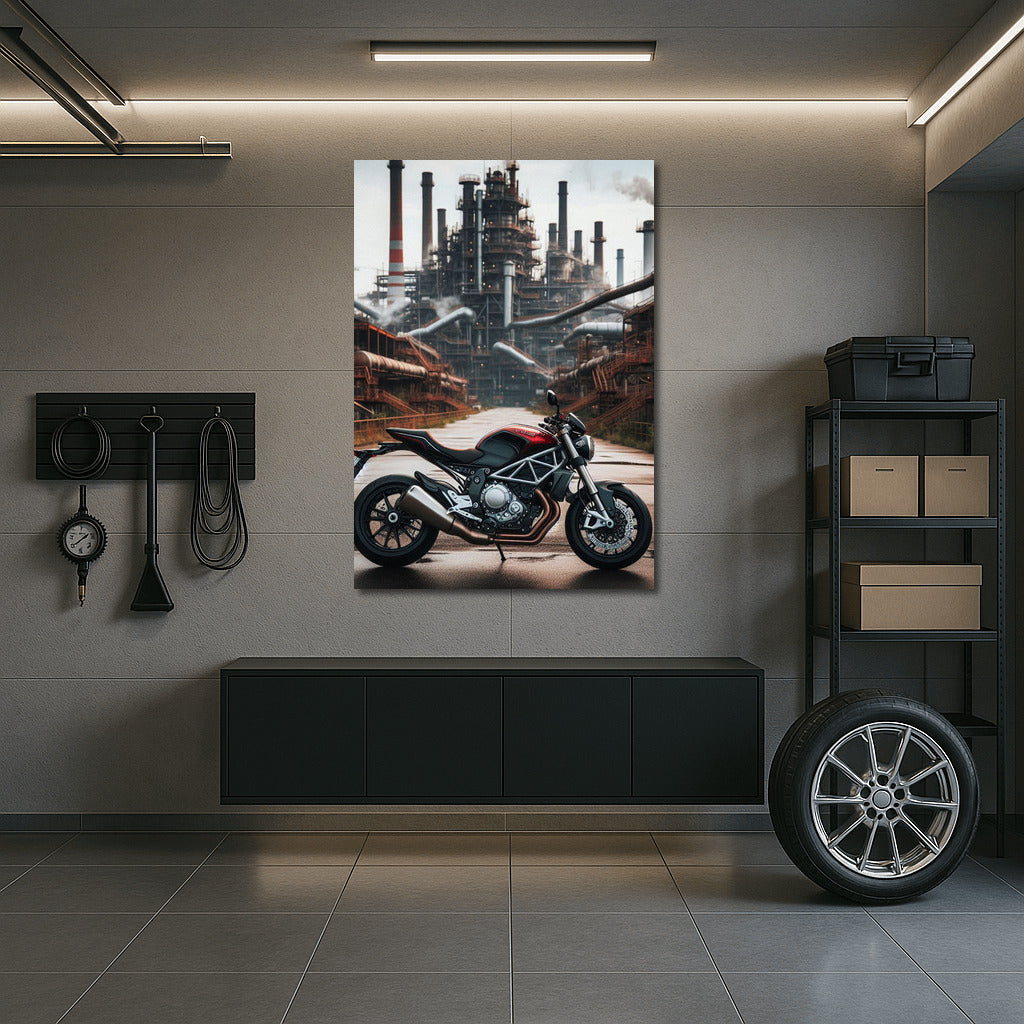 MV Agusta: Speed and Style in an Industrial Landscape