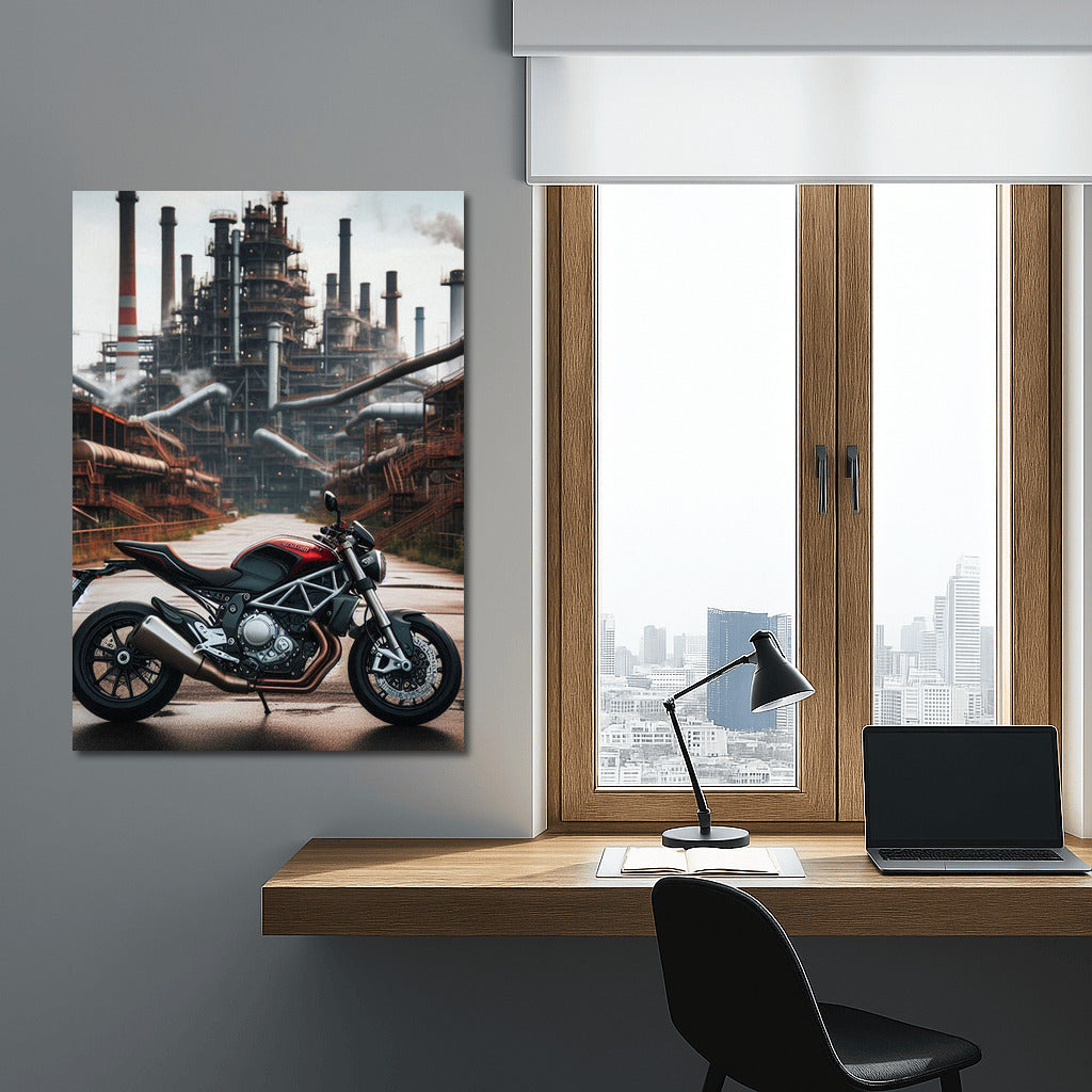 MV Agusta: Speed and Style in an Industrial Landscape