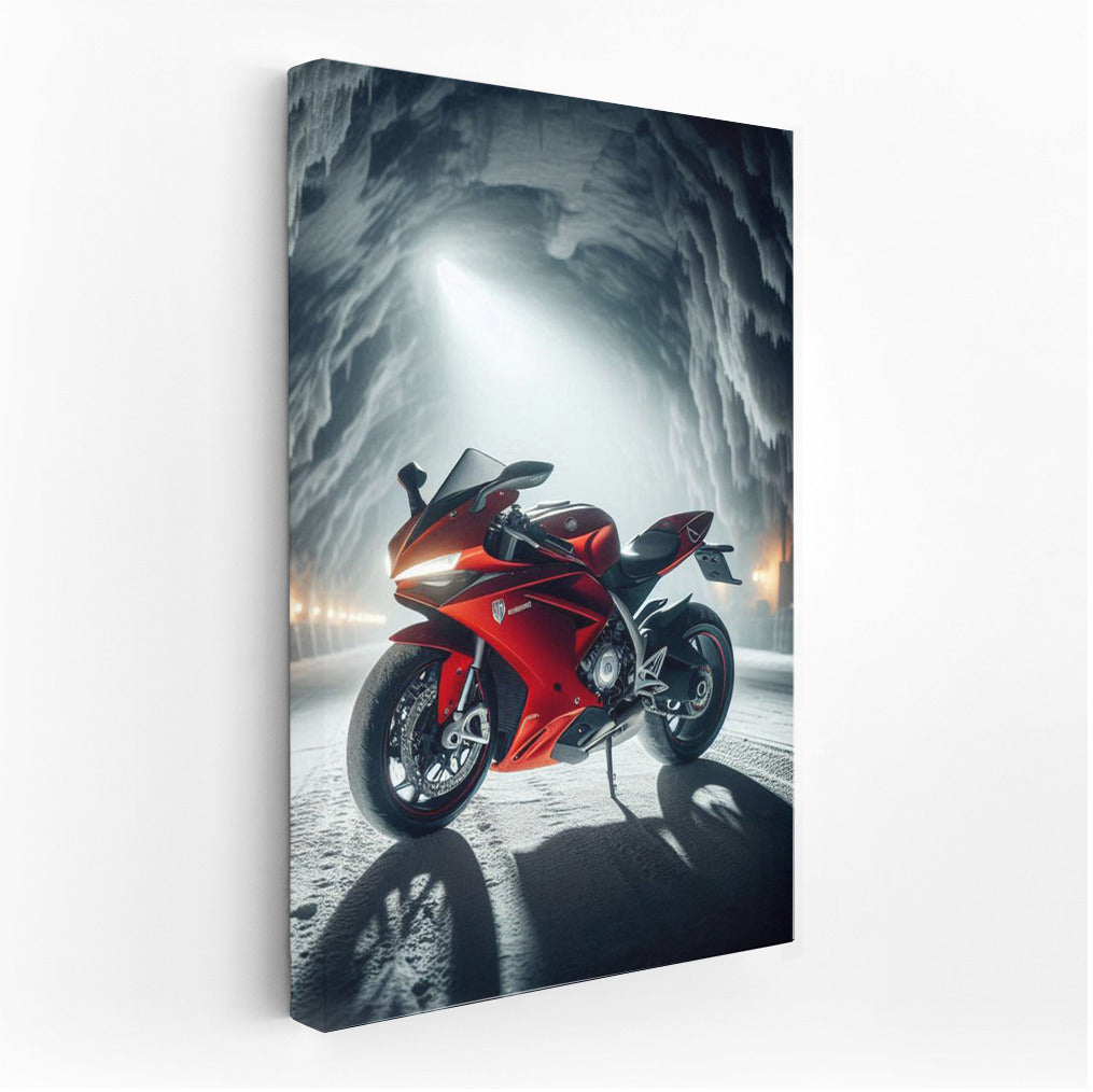 MV Agusta Speeds in the Depths of a Salt Mine
