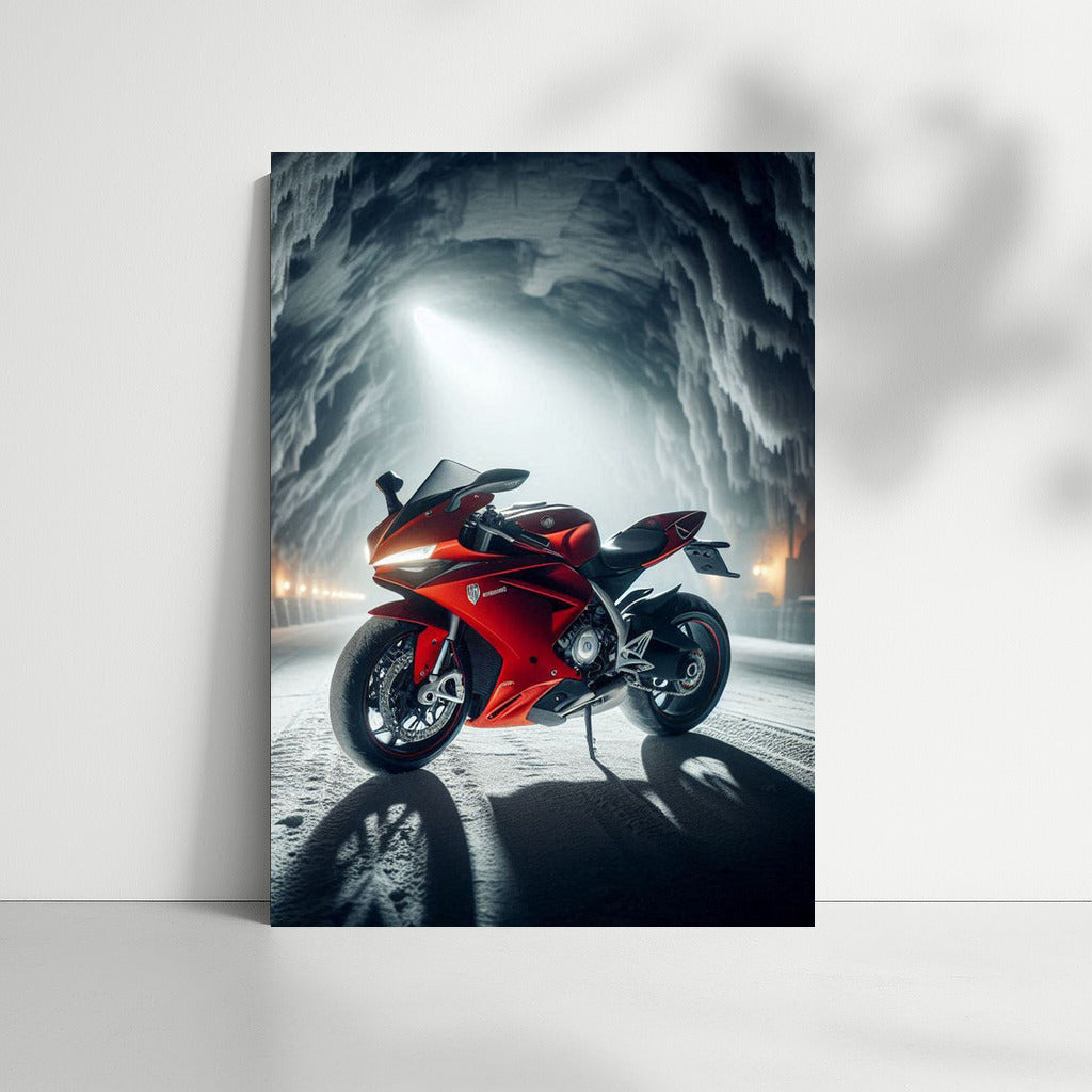 MV Agusta Speeds in the Depths of a Salt Mine