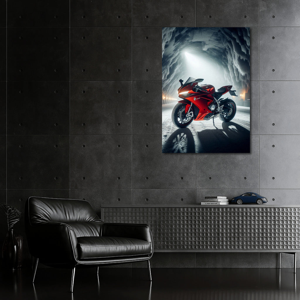 MV Agusta Speeds in the Depths of a Salt Mine