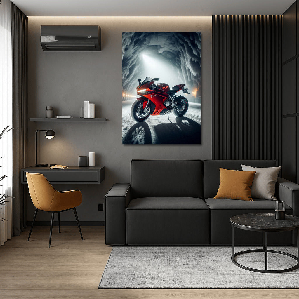 MV Agusta Speeds in the Depths of a Salt Mine