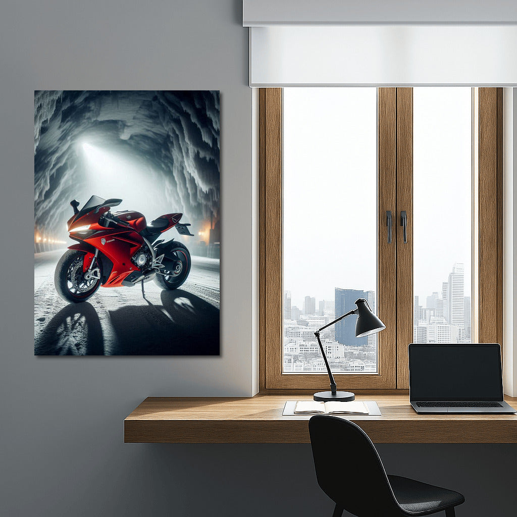 MV Agusta Speeds in the Depths of a Salt Mine