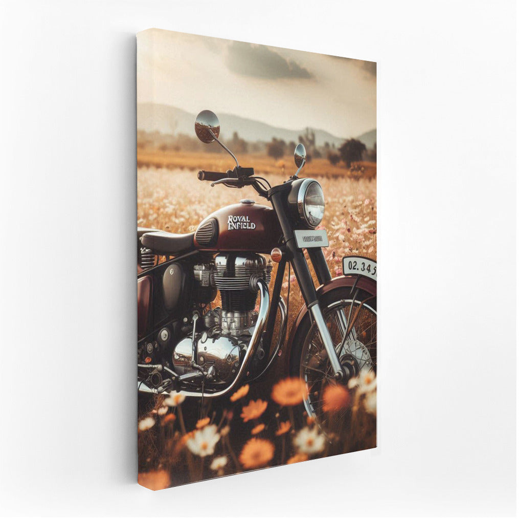 Royal Enfield: Freedom Among Flowers