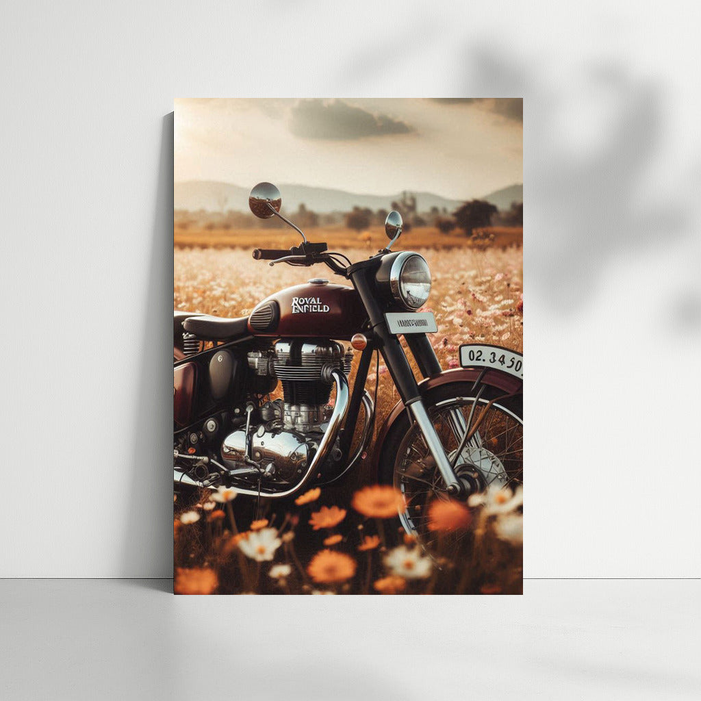 Royal Enfield: Freedom Among Flowers
