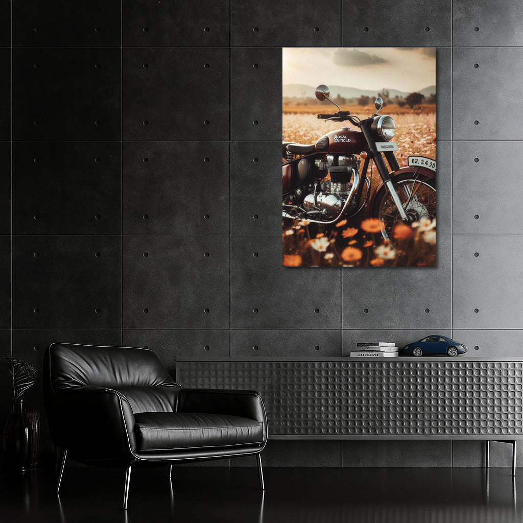 Royal Enfield: Freedom Among Flowers