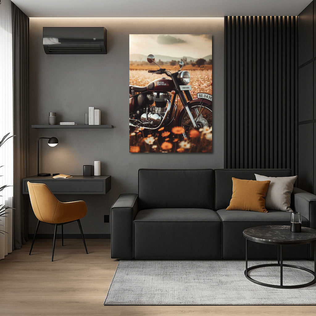 Royal Enfield: Freedom Among Flowers