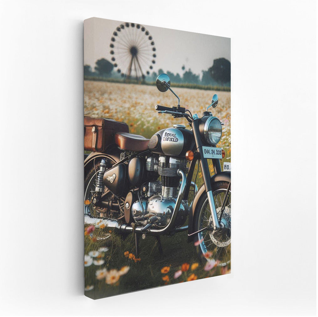 Royal Enfield: Freedom Among Flowers