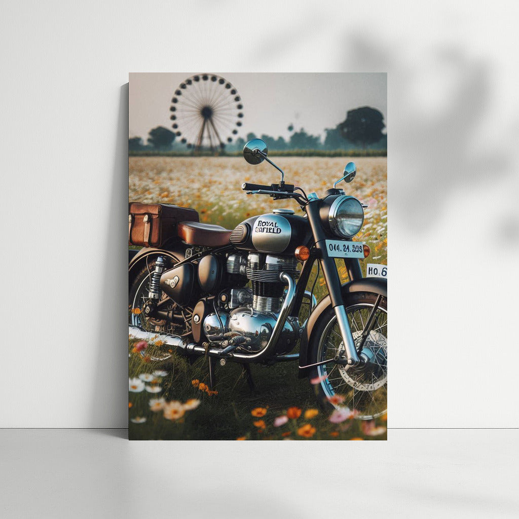 Royal Enfield: Freedom Among Flowers