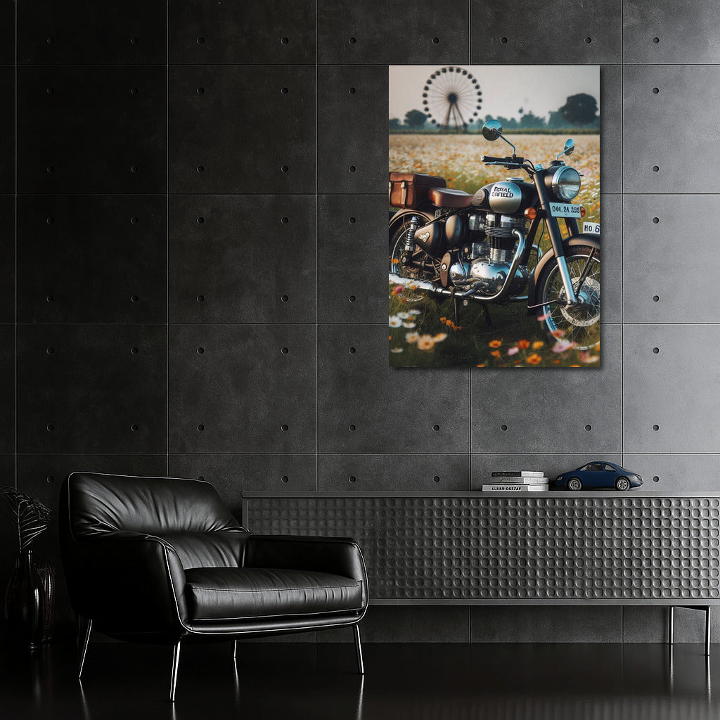 Royal Enfield: Freedom Among Flowers