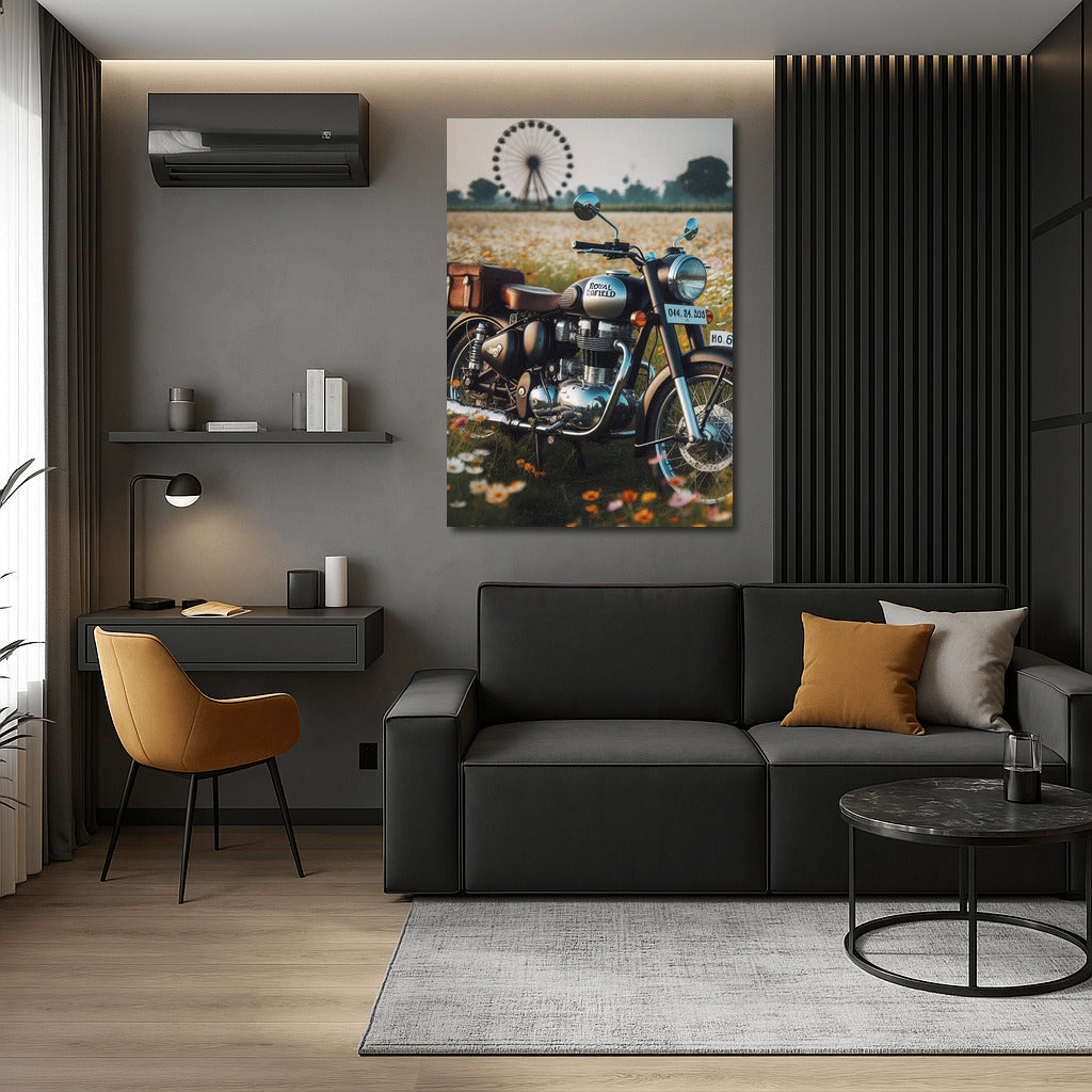 Royal Enfield: Freedom Among Flowers