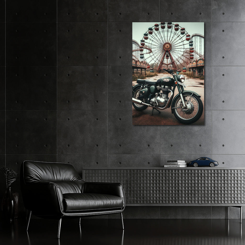 Royal Enfield: Retro Revue at Abandoned Amusement Park