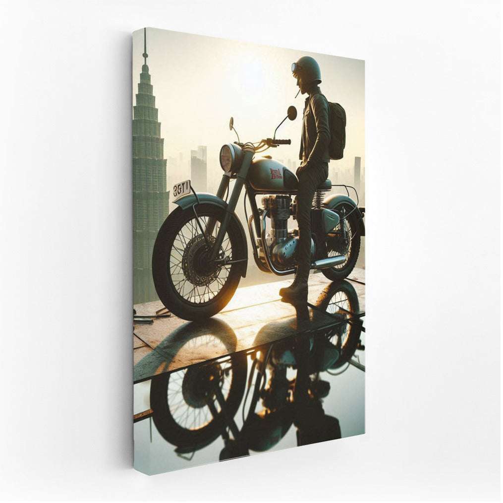 Royal Enfield: Freedom on Top of a Skyscraper